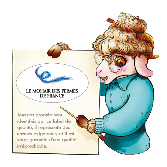 Mohair des Fermes de France label mohair france